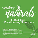 Vetality Naturals Flea & Tick Conditioning Shampoo for Dogs - 8 fl. oz