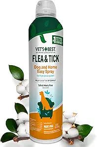 Vets best flea & tick dog and home spray cotton spice scent 14oz
