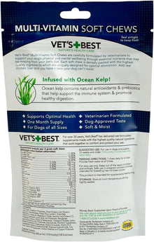 Vets best multivitamin soft chews 30 soft chews for dogs