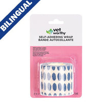 VetWorthy Self Adhering gauze Wrap 2in x 5yd polkadot themed