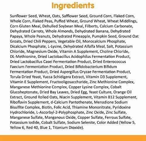 Vita sunscription canary diet 2.5lbs