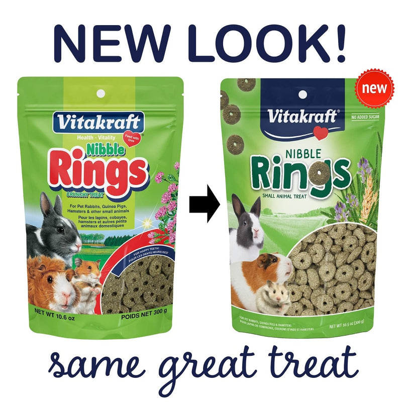 Vitakraft Nibble Rings Crunchy Alfalfa Snack Small Animal Treats