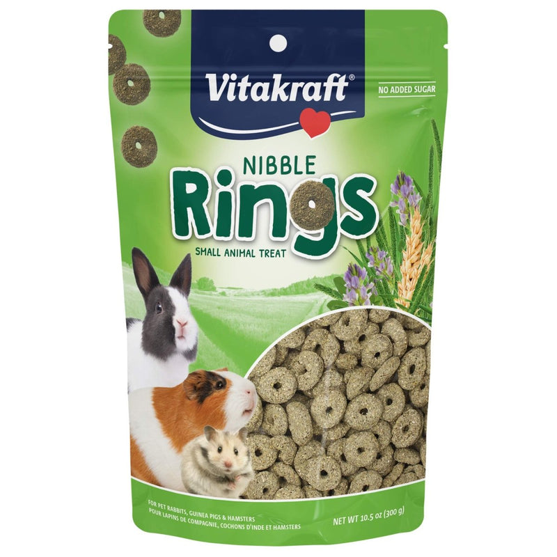 Vitakraft Nibble Rings Crunchy Alfalfa Snack Small Animal Treats