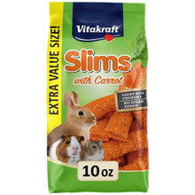 Vitakraft Slims Small Animal Treats - Carrot - Crispy Nibble Stick Treat - 10 Oz