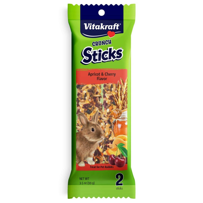 Vitakraft Stick Apricot And Cherry Flavor Rabbit Treat - 3.5Oz