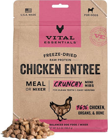 Vital essentials freeze dried raw chicken entree 5.5oz