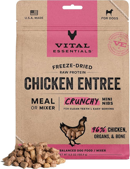 Vital essentials freeze dried raw chicken entree 5.5oz