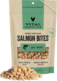Vital essentials salmon bites 5oz