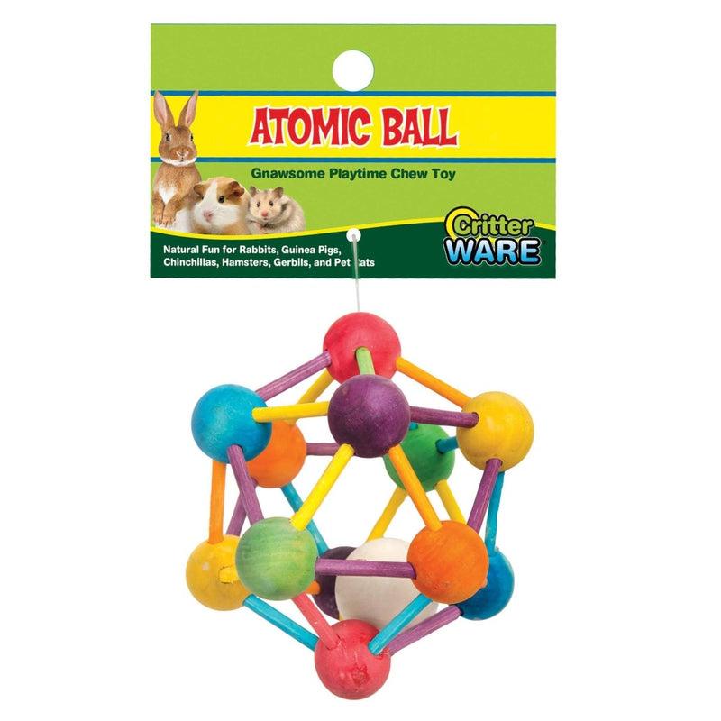 Ware Atomic Ball Wood Chew Toy for Small Animals - Large