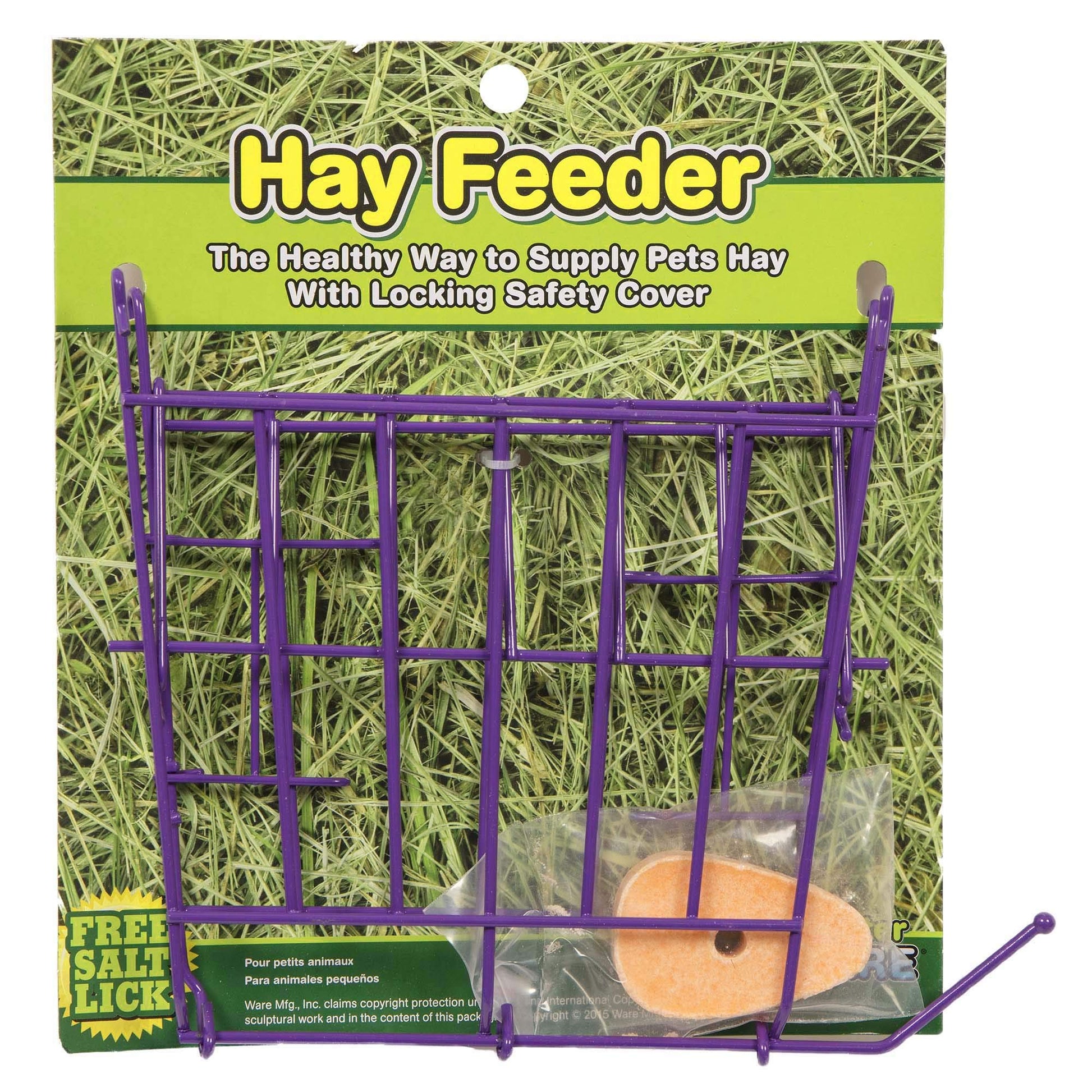Ware Manufacturing Hay Feeder With Free Salt Lick, 1 Pack