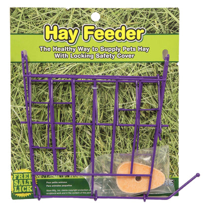 Ware Manufacturing Hay Feeder With Free Salt Lick, 1 Pack