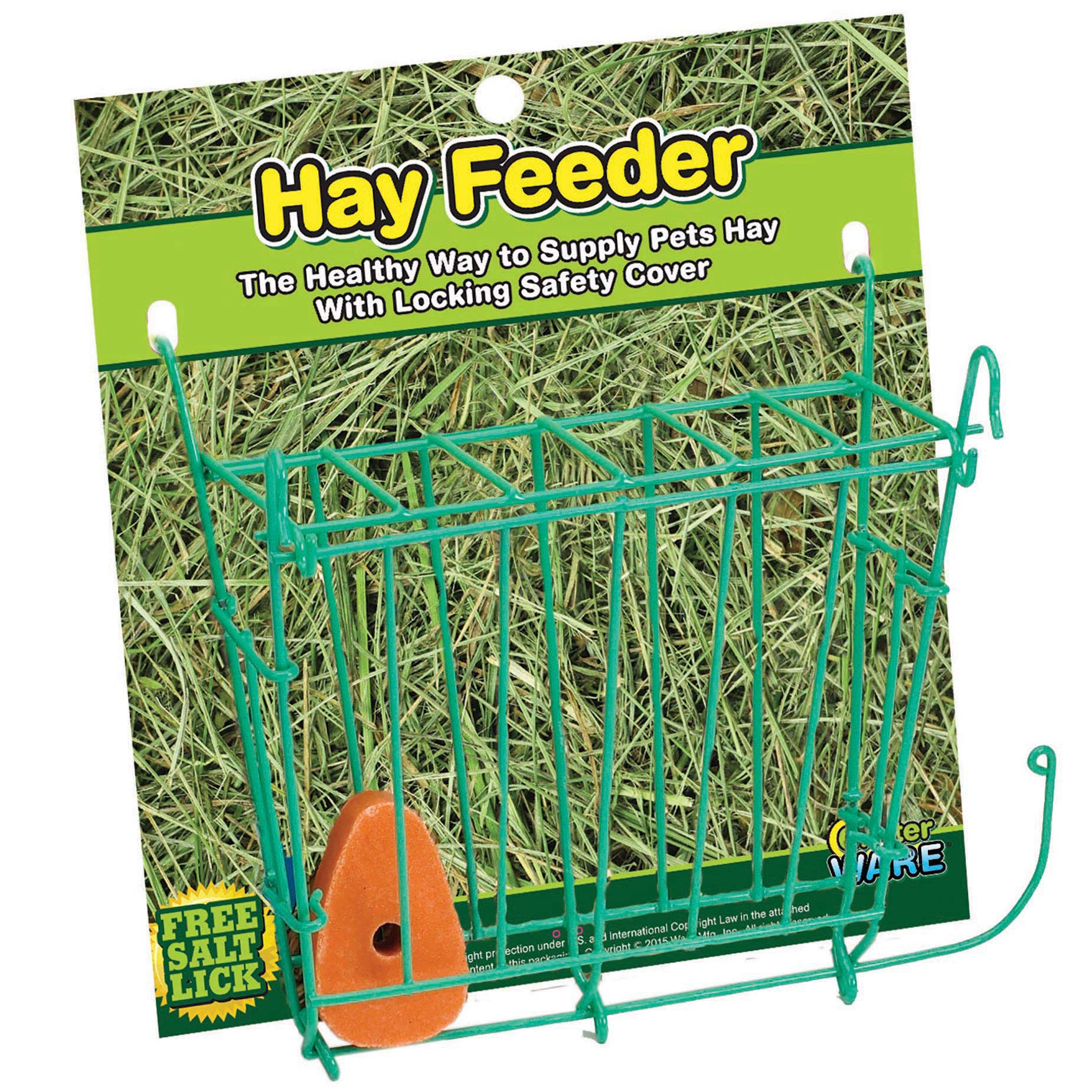 Ware Manufacturing Hay Feeder With Free Salt Lick, 1 Pack
