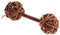 Ware Natural Woven Willow Small Pet Barbell Chew, Small