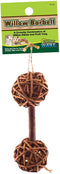 Ware Natural Woven Willow Small Pet Barbell Chew, Small