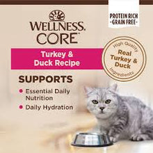 Wellness core adult pate Turkey & duck recipe canned cat food 3oz