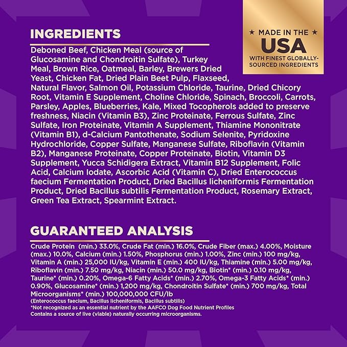 Wellness core + Beef & Barley wholesome grains freeze dried 18lbs dog kibble