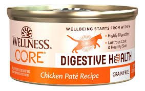 Wellness core + digestive health chicken pate 3oz canned cat food