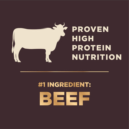 Wellness Core+ Grained Dry Dog Food – Beef & Barley Recipe, 4 lb Bag | High - Quality, Natural Dog Food with Wholesome Grains