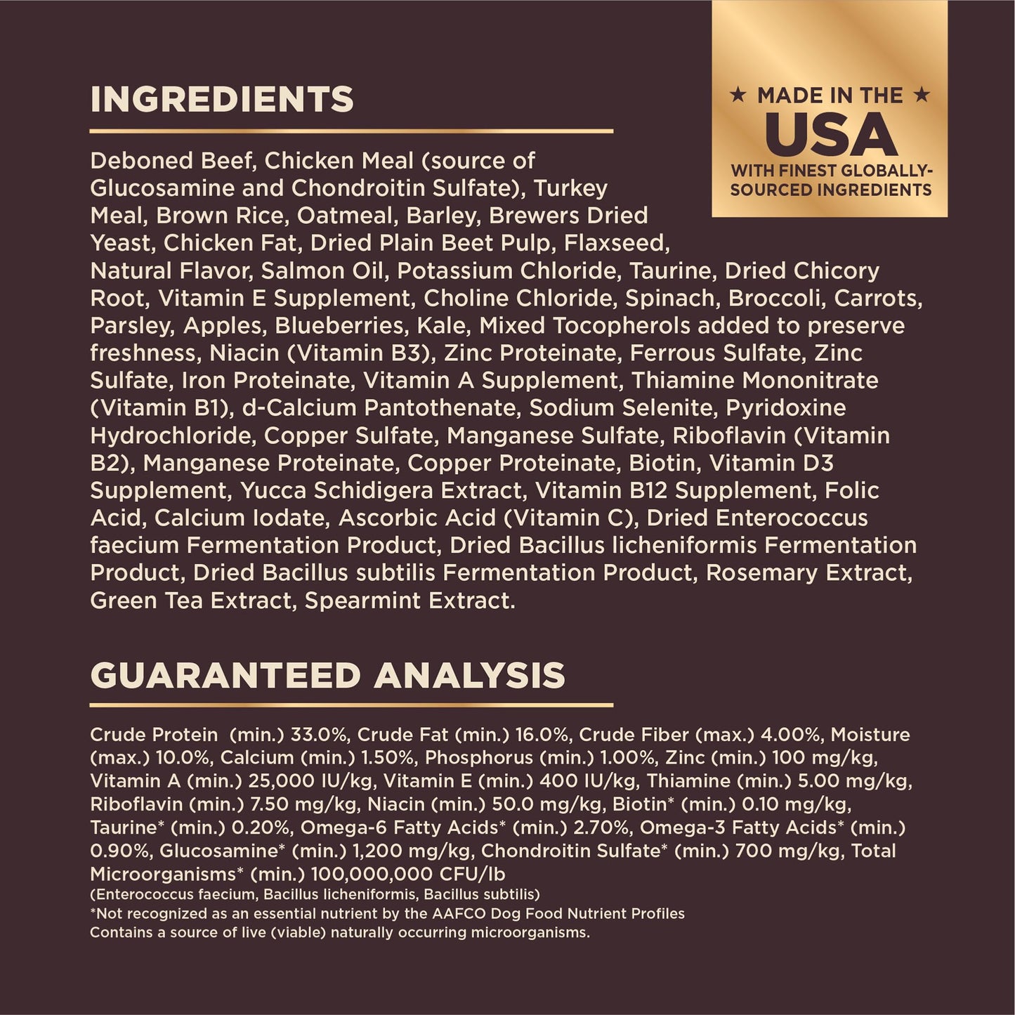 Wellness Core+ Grained Dry Dog Food – Beef & Barley Recipe, 4 lb Bag | High - Quality, Natural Dog Food with Wholesome Grains