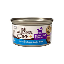 Wellness core + skin & coat health pate canned cat food 3oz salmon & sardine recipe