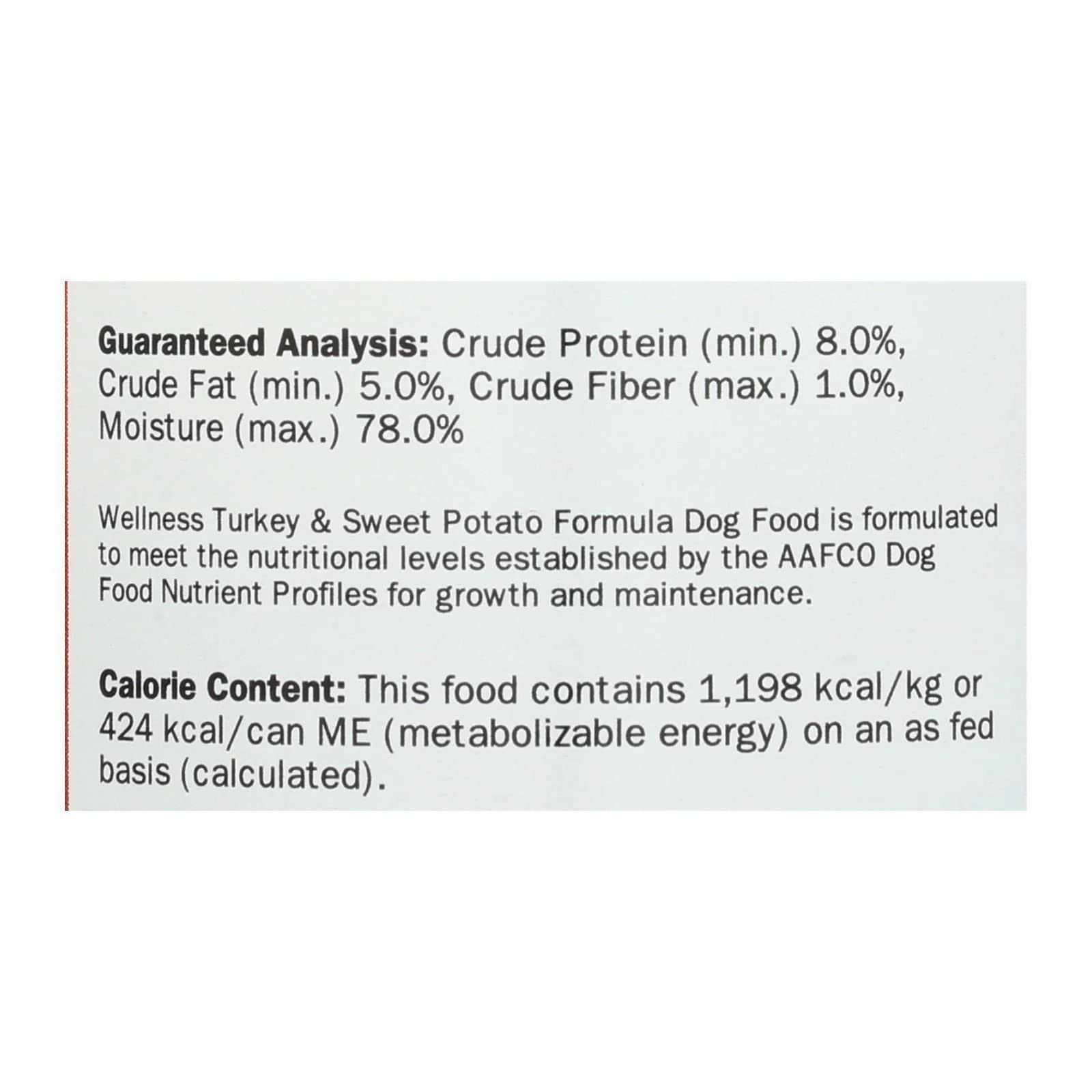 Wellness Dog Food Turkey and Sweet Potato – Grain - Free Recipe, 12.5 oz | High - Quality, Natural Wet Dog Food