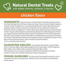 Wellness Whimzees Natural Dental Treats Chicken Flavor 2oz cat dental treats