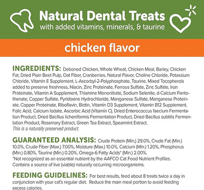 Wellness Whimzees Natural Dental Treats Chicken Flavor 2oz cat dental treats