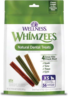 Wellness Whimzees natural dentist treats 14.81oz
