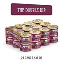 Weruva Cats in The Kitchen, The Double Dip with Chicken & Beef Au Jus Cat Food, 6oz Can