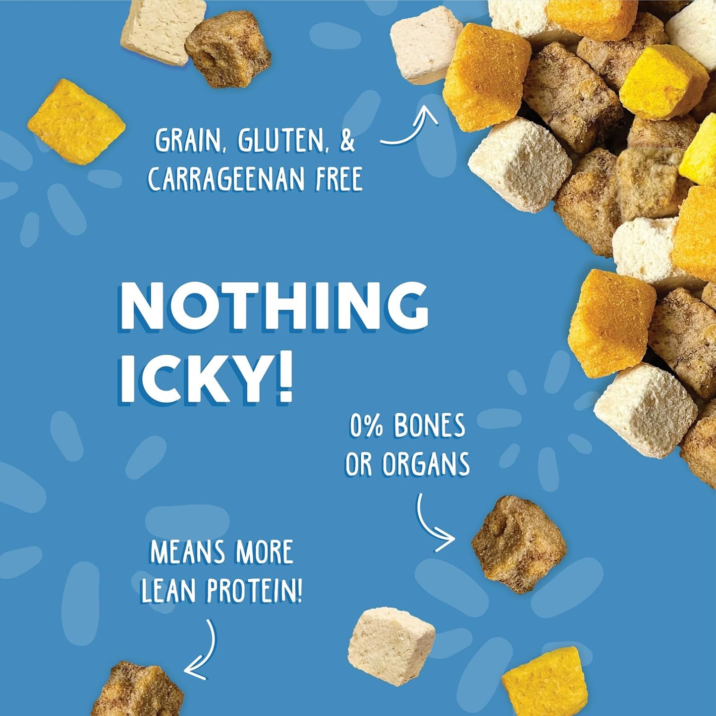 Weruva Freeze dried feeling farmy with chicken breast, egg and pumpkin 5.5 oz