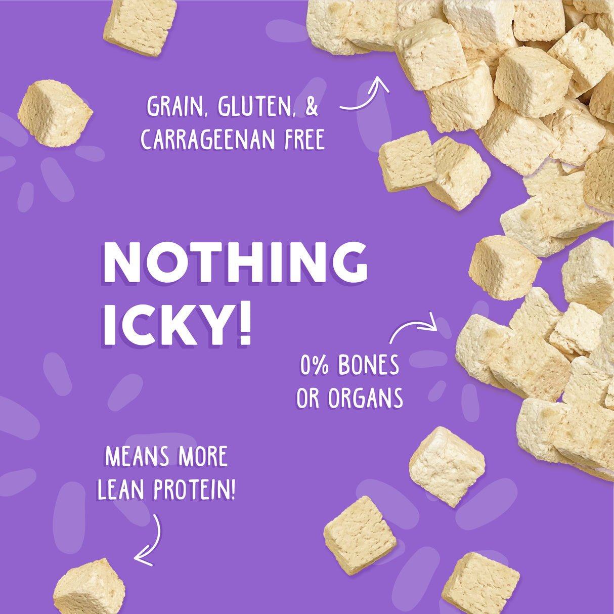 Weruva freeze dried paw lickin chicken fully cooked complete meal for cats 1oz