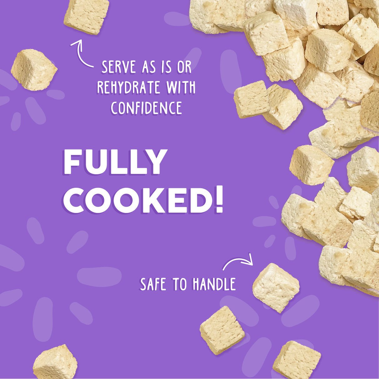 Weruva freeze dried paw lickin chicken fully cooked complete meal for cats 1oz