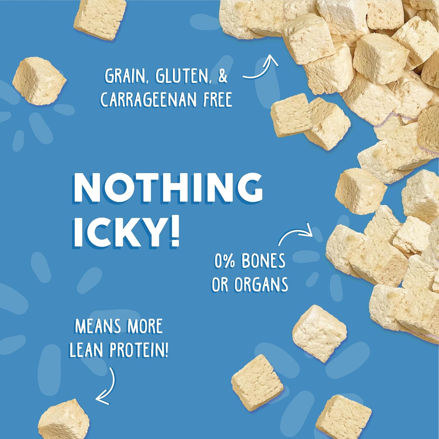 Weruva freeze dried paw lickin chicken fully cooked complete meal for dogs 1oz