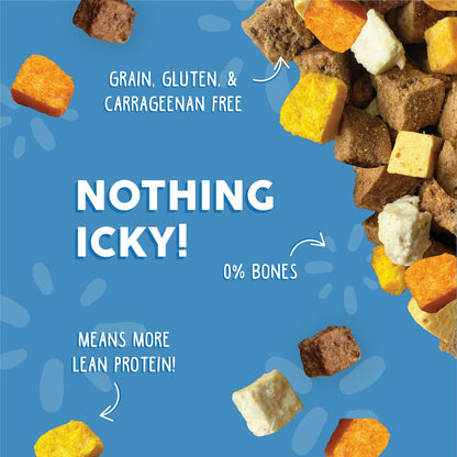 Weruva Freeze dried steak frites dinner with sirloin tip, egg pumpkin and sweet potato 5.5 oz