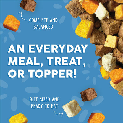 Weruva Freeze dried steak frites dinner with sirloin tip, egg pumpkin and sweet potato 5.5 oz