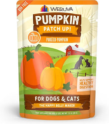 Weruva pumpkin patch up puréed pumpkin for cats and dogs 12 count