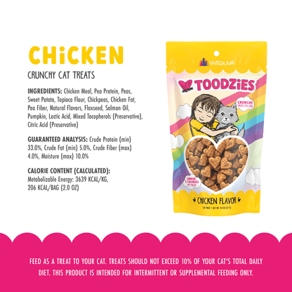 Weruva Toodzies chicken flavor cat treats