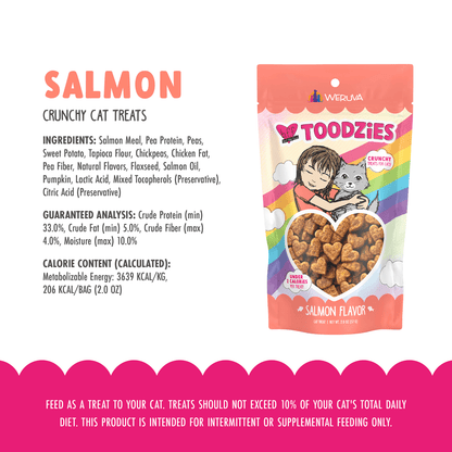 Weruva Toodzies salmon flavor cat treats
