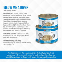 Weruva Truluxe Cat Food, Meow Me A River with Basa in Gravy, 3Oz Can