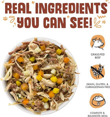 Weruva wok the dog 14oz canned food with chicken, beef and pumkpin in gravy