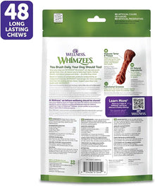 Whimzees by Wellness Brushzees Natural Grain Free X - Small Dental Chews for Dogs, 12.7 oz., Count of 48