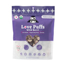 Wild Berri | Light & Crunchy Love Puffs Collection | Organic Dog Treats, Blueberry Recipe, Gluten - Free, Preservative - Free, USDA Certified Organic. Made in USA