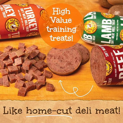 Wolf meat roll dog treat large