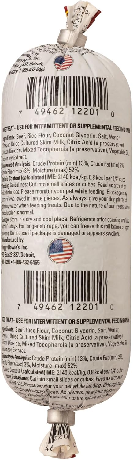 Wolf meat roll dog treat small