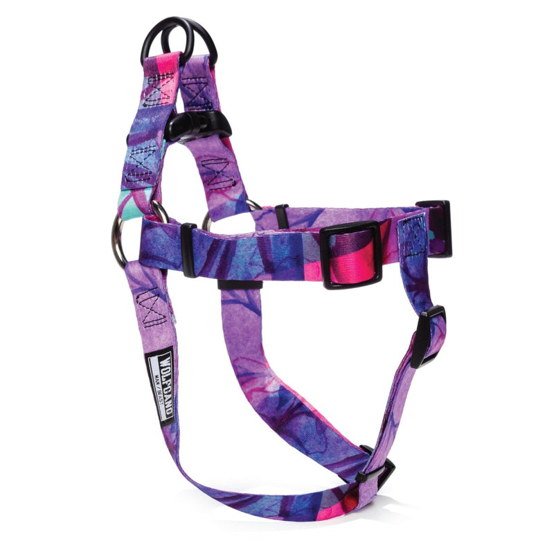 Wolfgang Premium No - Pull Dog Harness for Small Medium Large Dogs - Daydream Print - Large - 1 Inch x 20 - 30 Inch