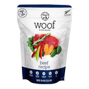 Woof - Air Dried Dog Food, Dog Food Toppers for Dry Food, High Protein, Natural Dog Food, Limited Ingredient Recipe Dry Dog Food, Beef, 3.5 oz