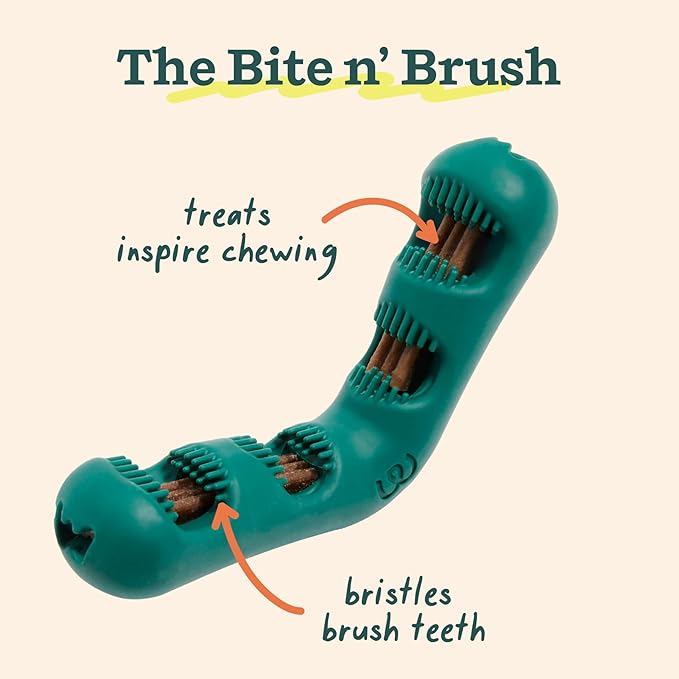 Woof bite n brush toothbrush small for dog