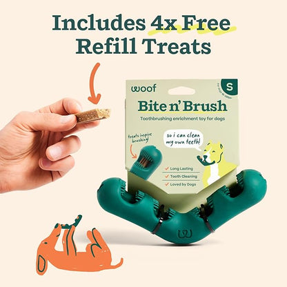 Woof bite n brush toothbrush small for dog