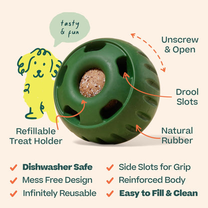 WOOF Pupsicle - Long - Lasting Interactive Dog Toy to Keep Your Pup Distracted - Safe for Dogs - Low - Mess Design - Dog Toys for Large Dogs 25 - 75 lbs