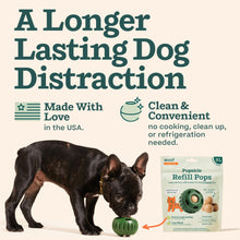 WOOF Pupsicle Refill Pops - Low - Mess Dog Snacks - with Peanut Butter and Beef - Dog Treats - Long Lasting - XL Pops - 5 Count